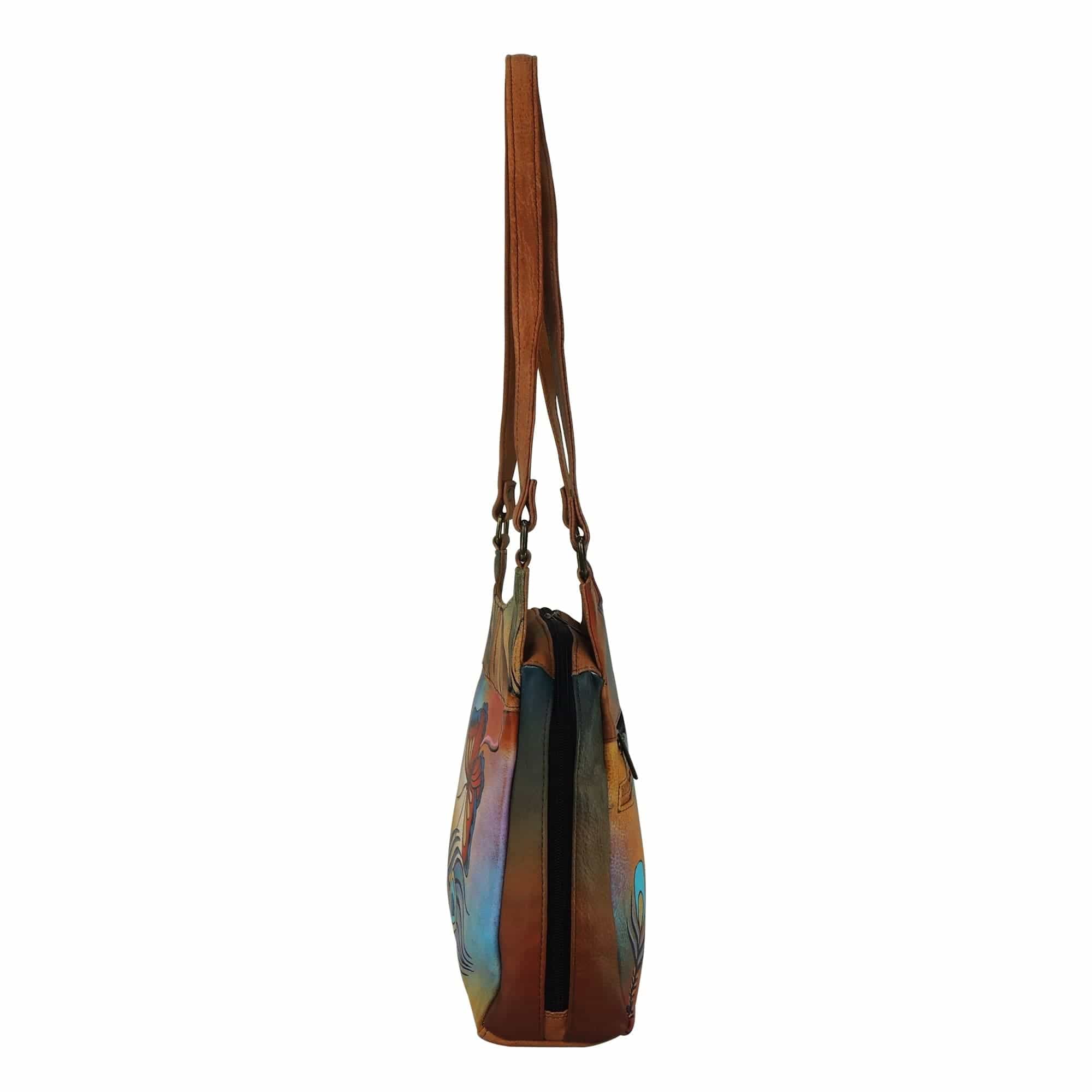 Triple Compartment Satchel - 7001