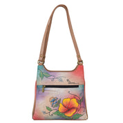 Triple Compartment Satchel - 7001