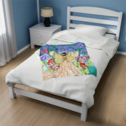 Enchanted Garden Velveteen Plush Blanket