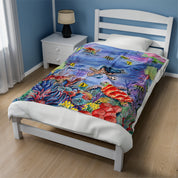 Ocean Treasures Velveteen Plush Blanket