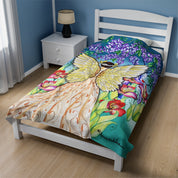 Enchanted Garden Velveteen Plush Blanket