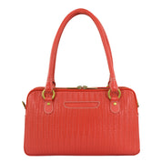 Heritage Leather Multi Compartment Satchel - 8038