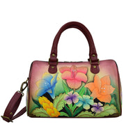 Mediterranean Garden Zip Around Satchel - 8039