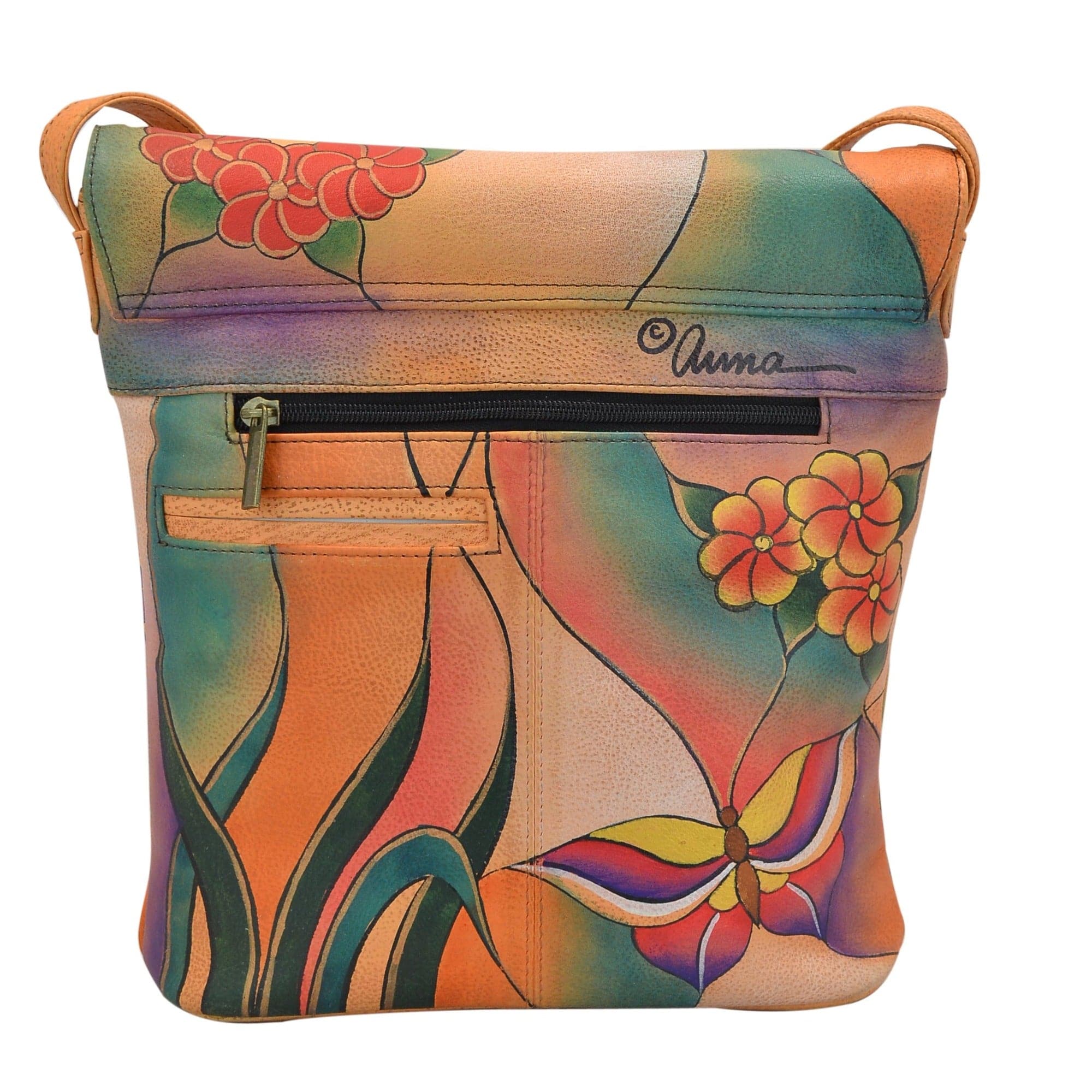 V Shaped Flap Bag - 8059