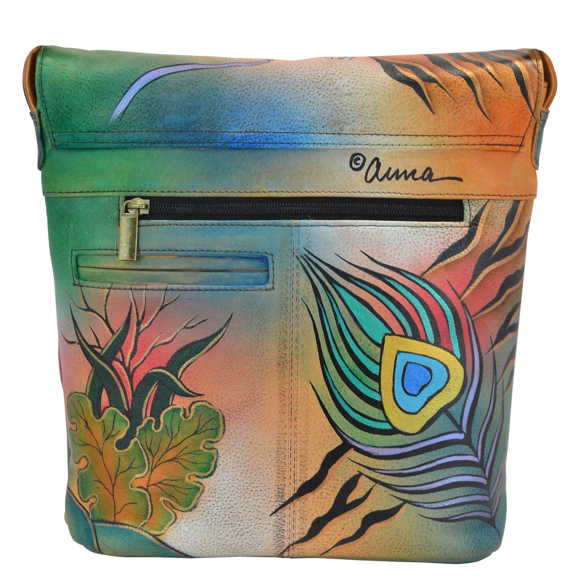 V Shaped Flap Bag - 8059