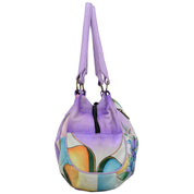 Ruched Satchel - 8064