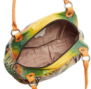 Ruched Satchel - 8064