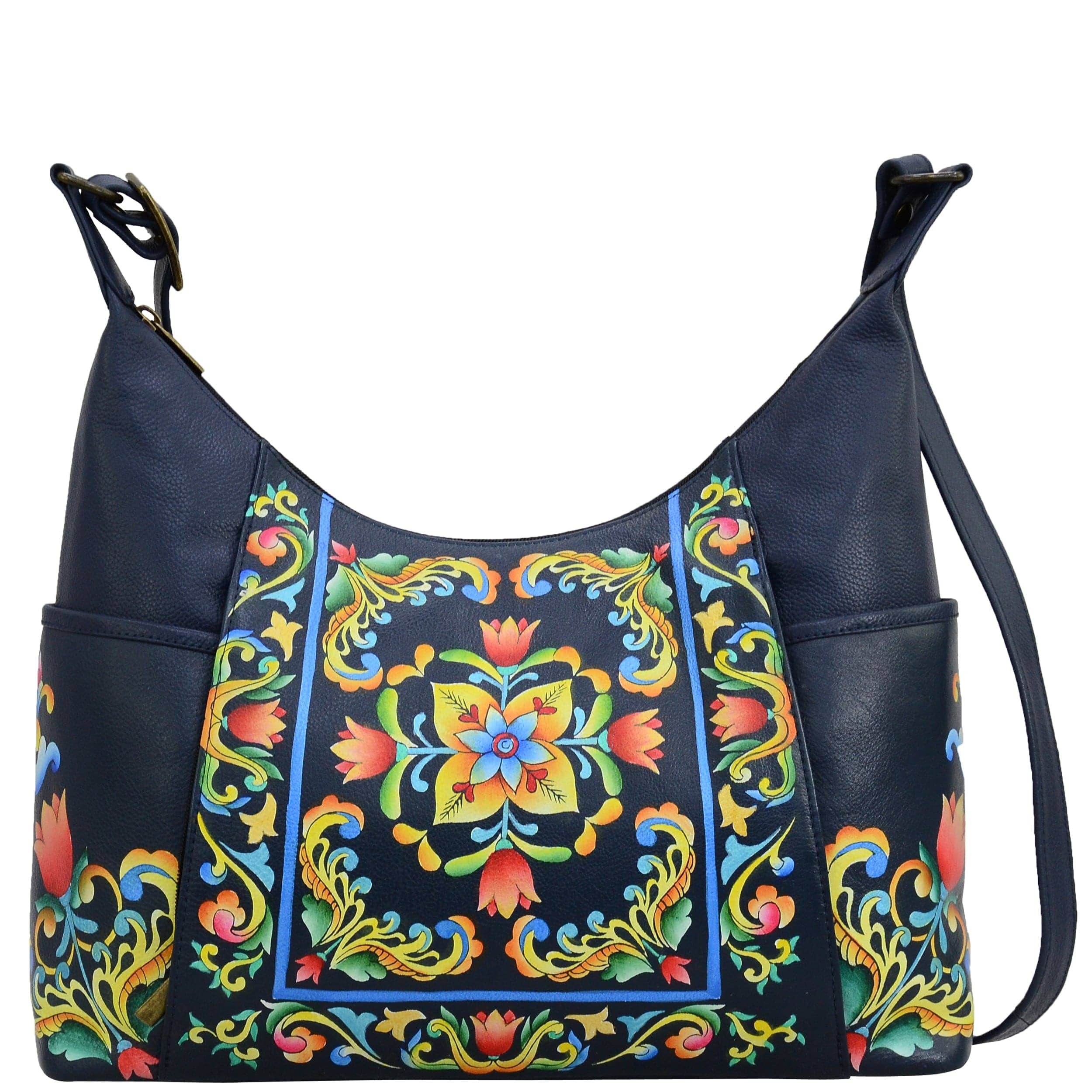 Tuscan Tiles Large Shoulder Hobo - 8082