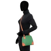 Heritage Leather Small Multi Compartment Zip-Around Organizer - 8109