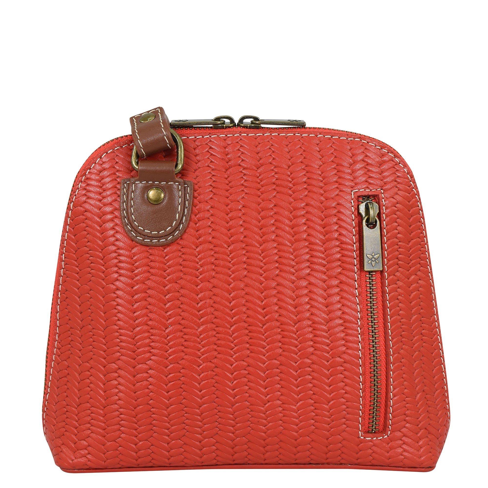 Heritage Leather Small Multi Compartment Zip-Around Organizer - 8109