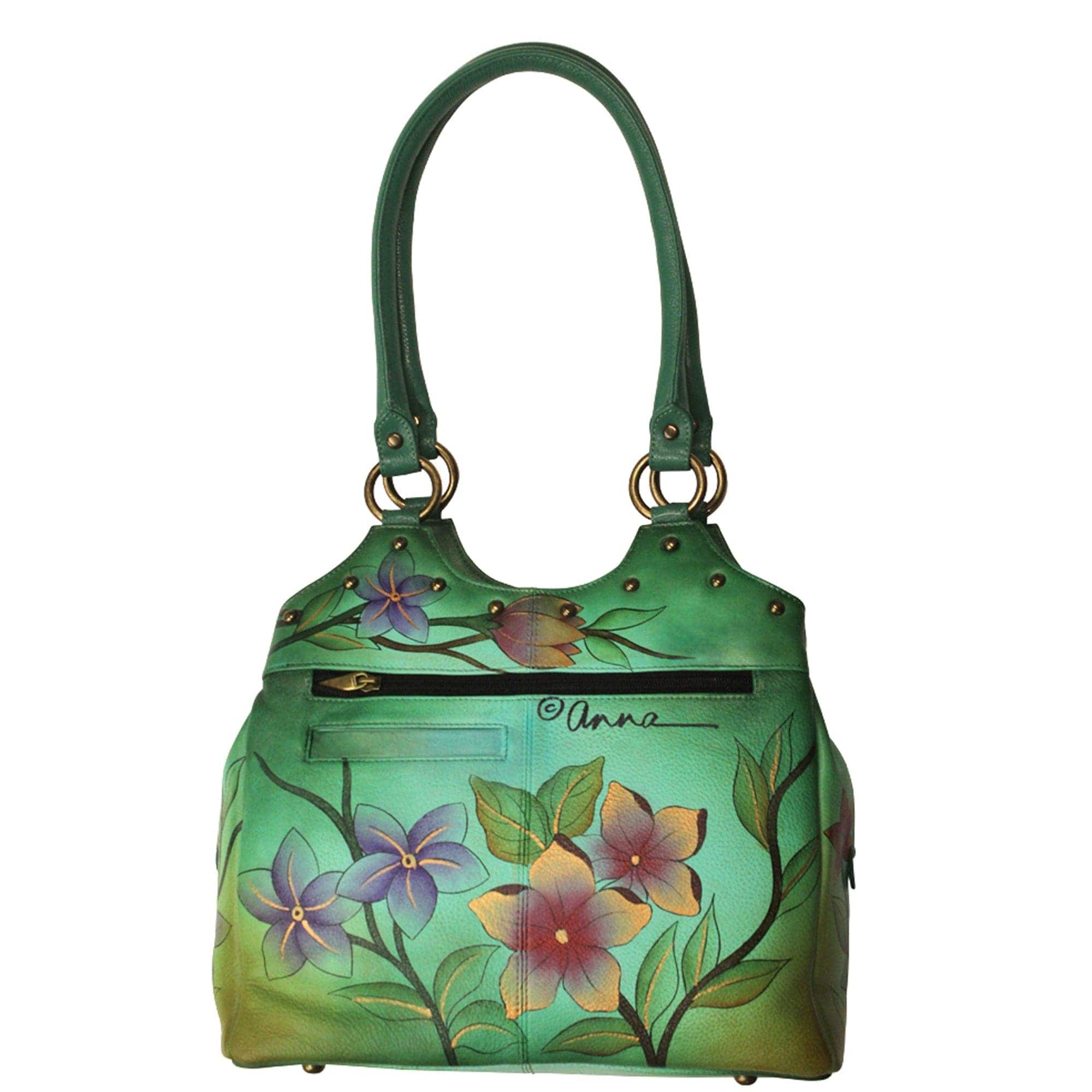 Triple Compartment Medium Satchel - 8160