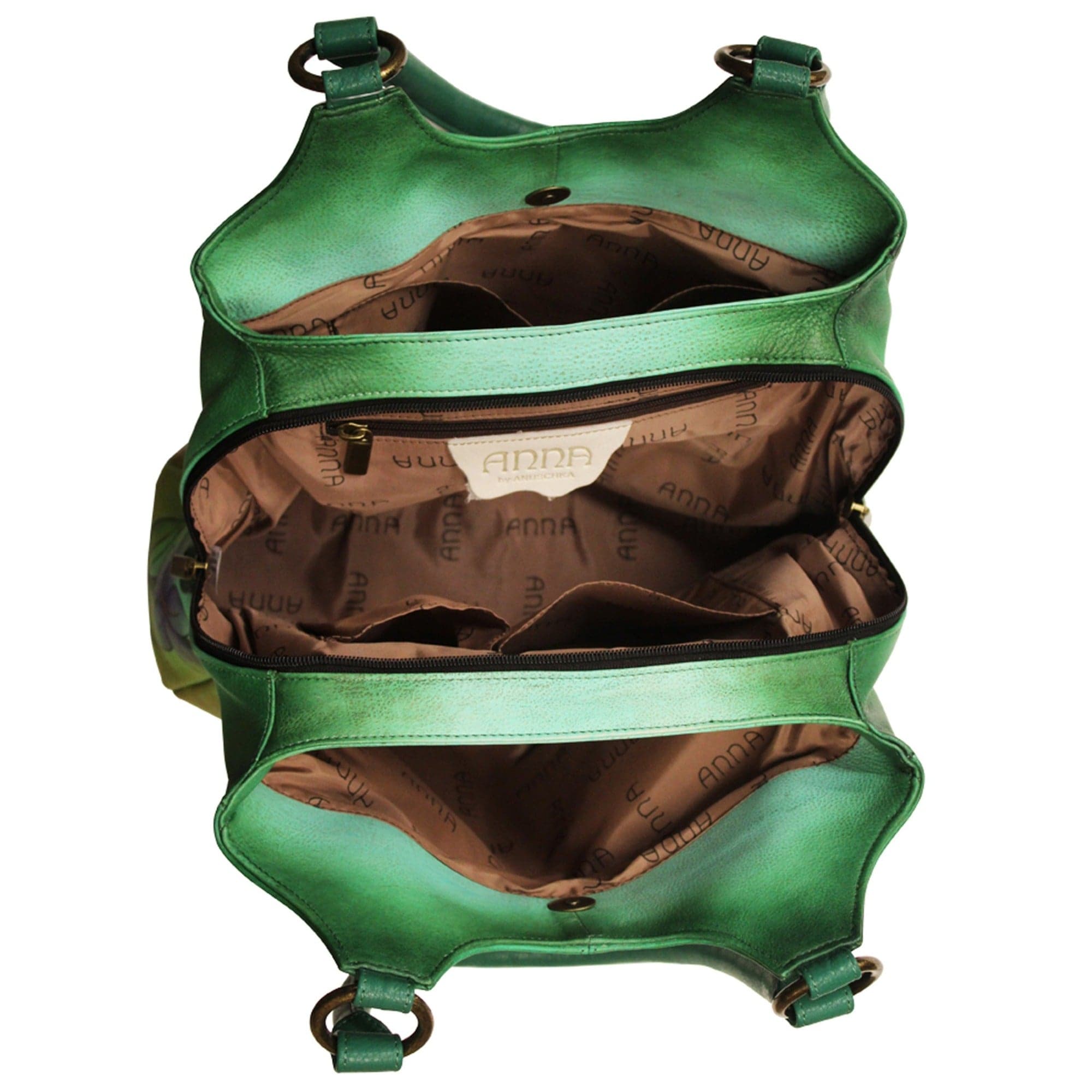 Triple Compartment Medium Satchel - 8160