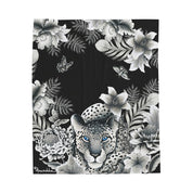 Cleopatra's Leopard Velveteen Plush Blanket
