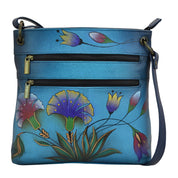 Turkish Garden Denim Medium Crossbody - 8201