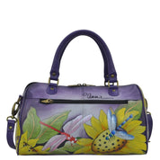 Zip Around Convertible Satchel - 8275