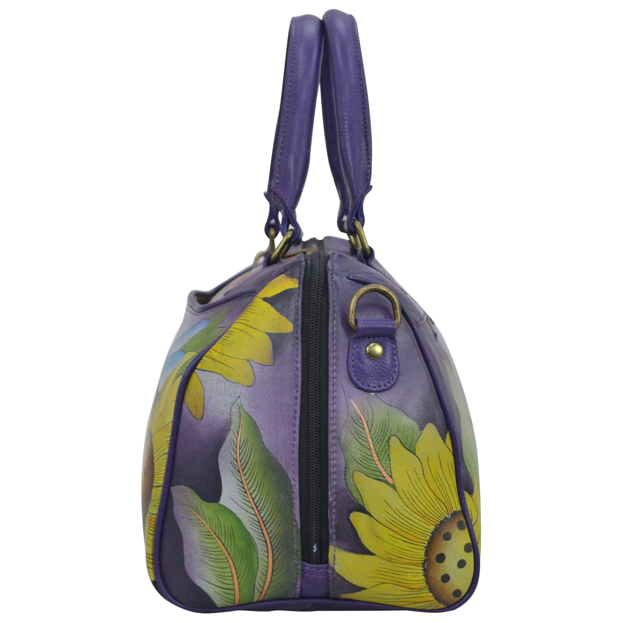 Zip Around Convertible Satchel - 8275