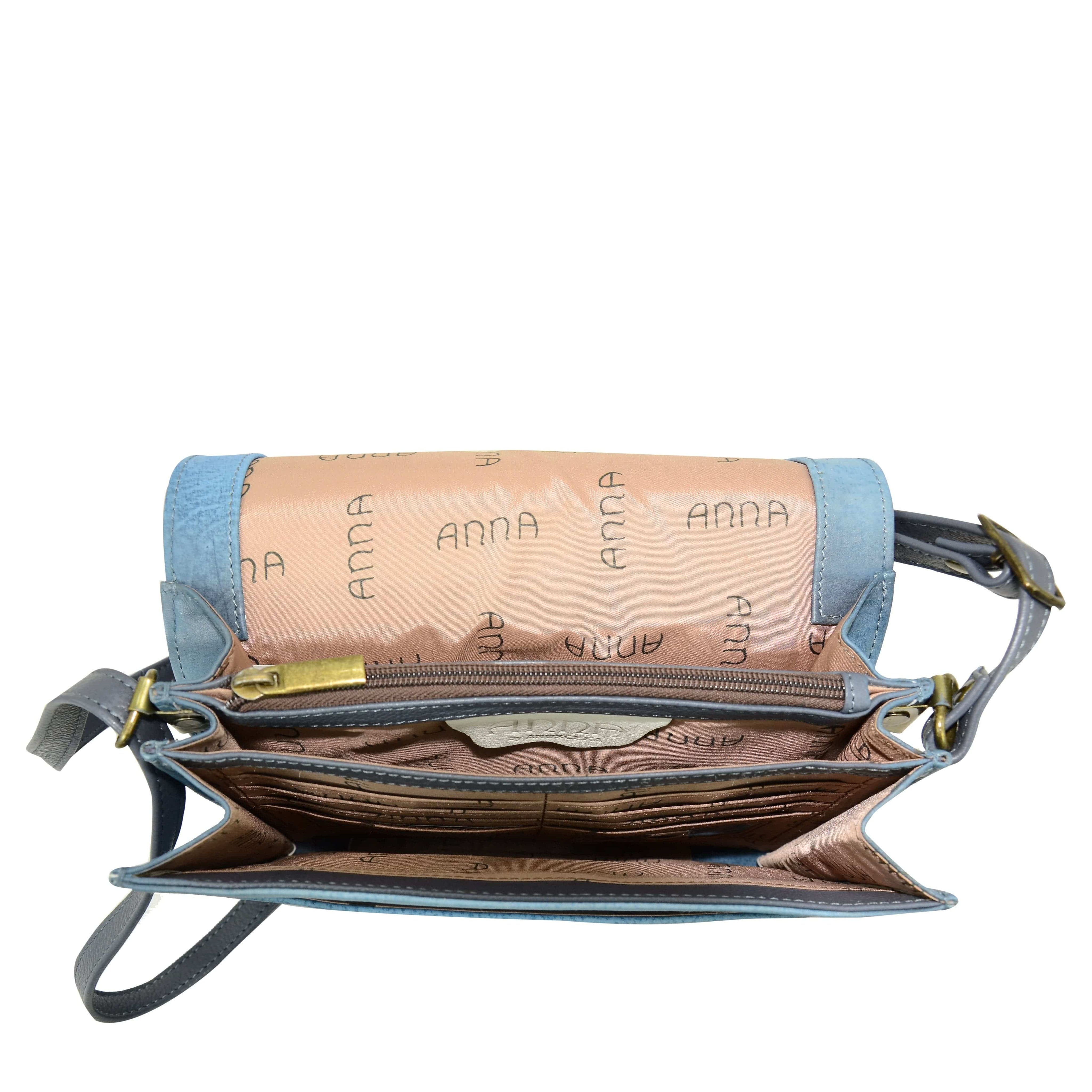 Multi Compartment Flap Crossbody - 8292