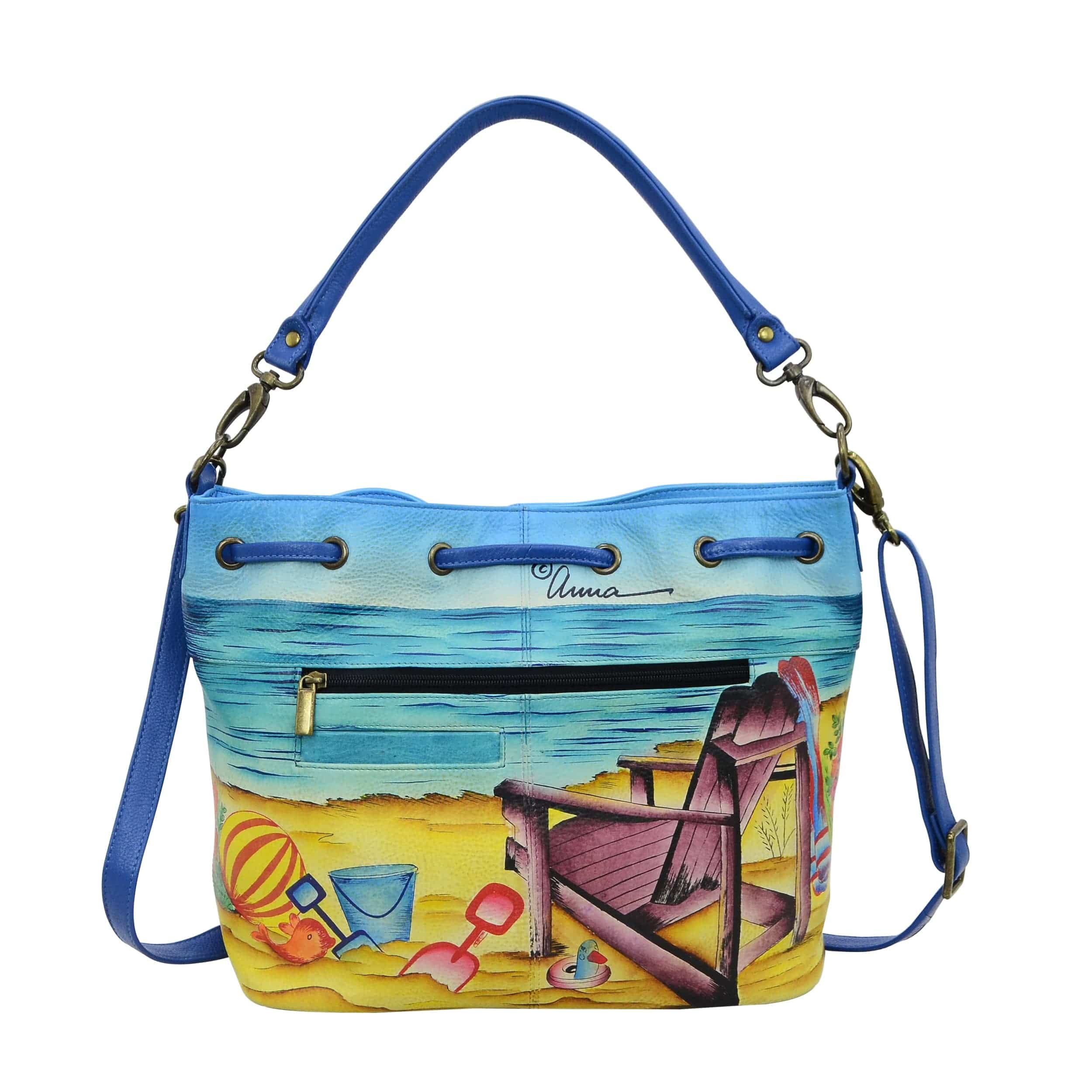 Large Drawstring Satchel - 8302