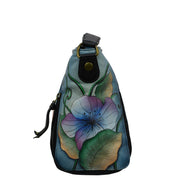 Wide Crossbody Satchel - 8306