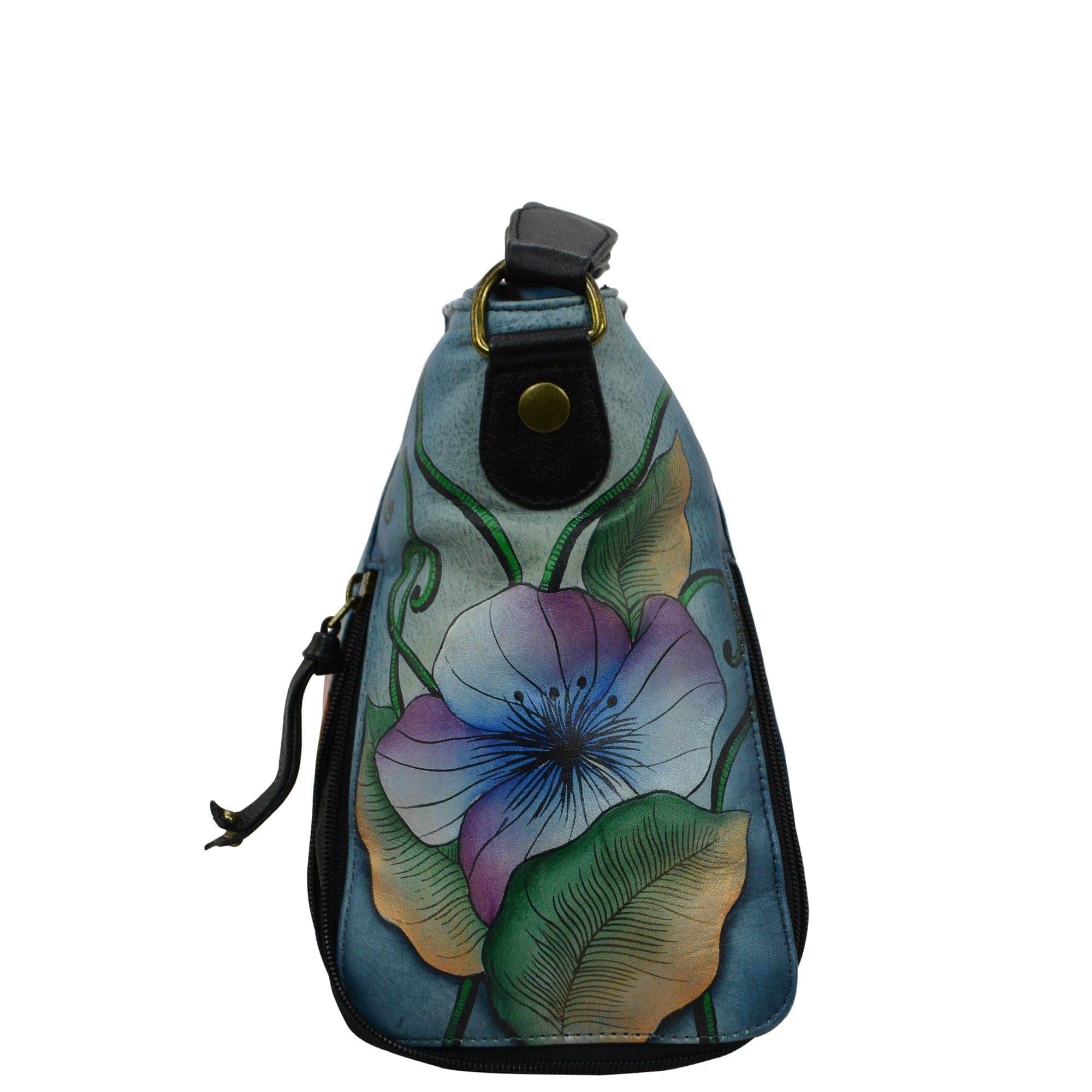 Wide Crossbody Satchel - 8306