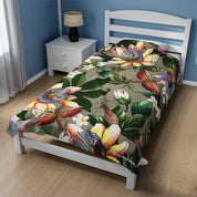 Floral Passion Velveteen Plush Blanket