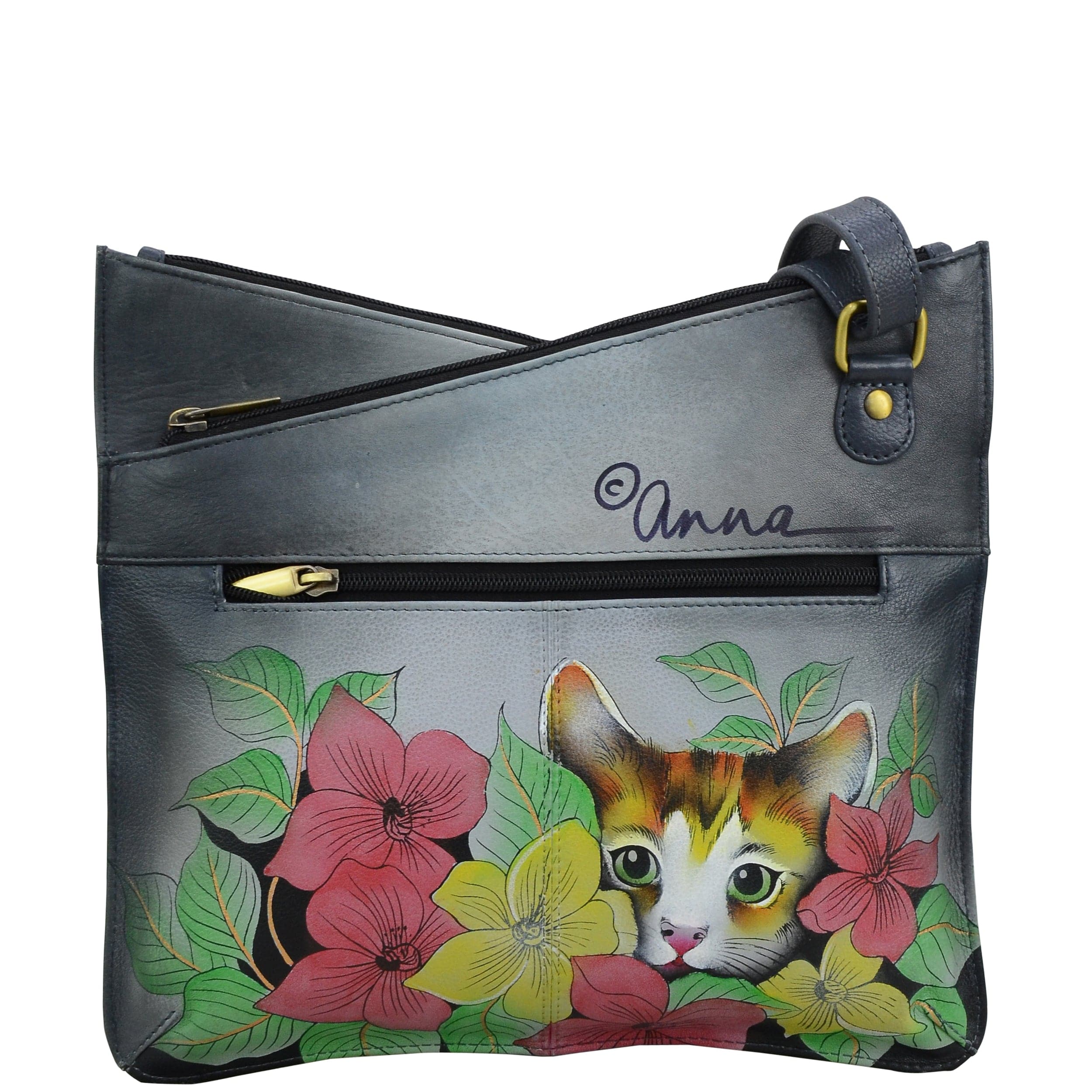 V Top Multi compartment Crossbody - 8326