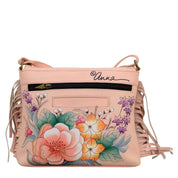 Fringed Flap Crossbody - 8335