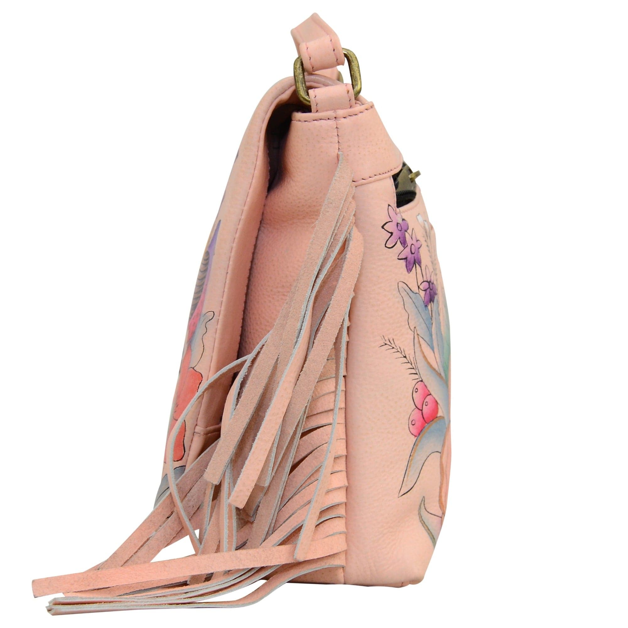 Fringed Flap Crossbody - 8335