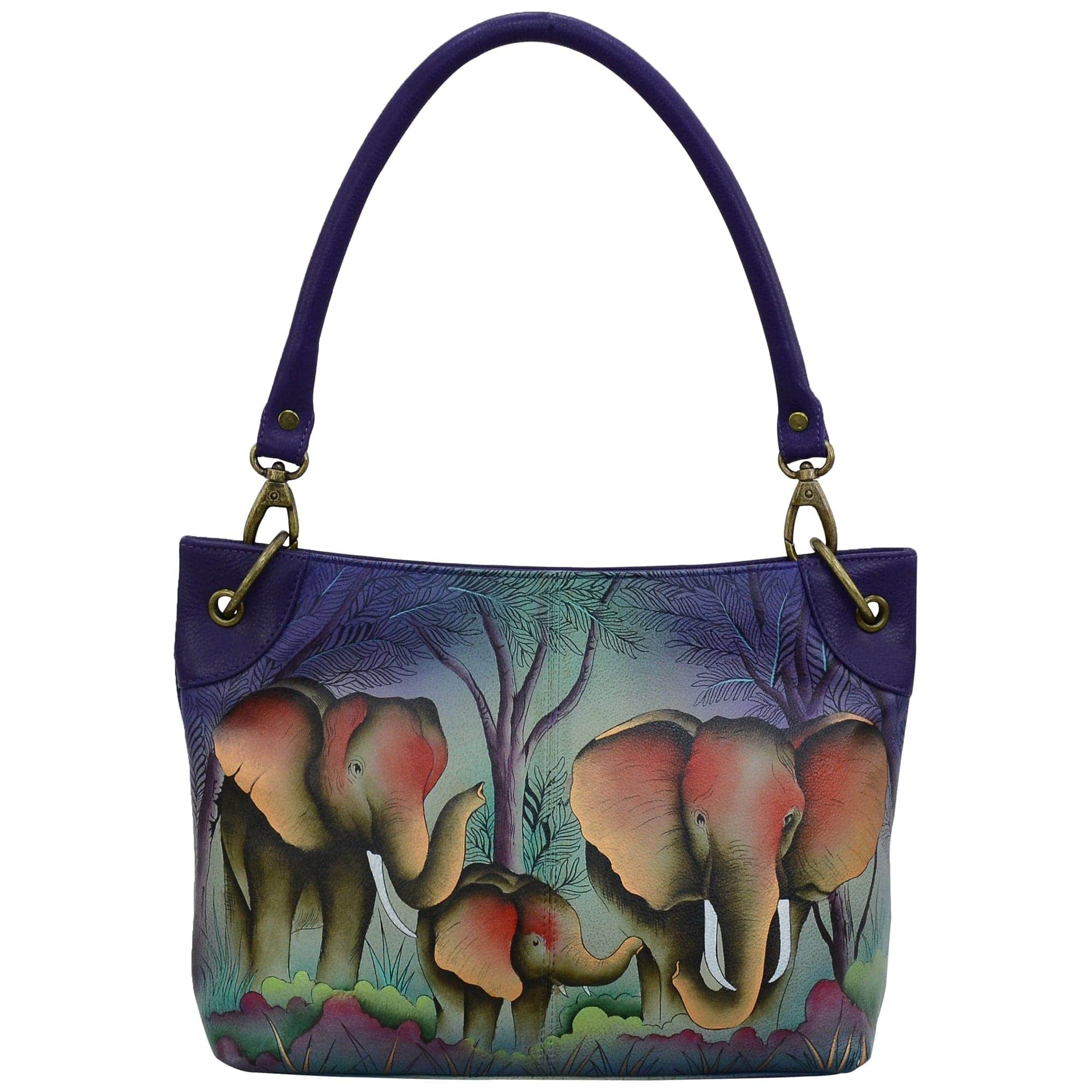 mint color. Featuring inside one zippered compartment, one open wall pocket, two multi-purpose pockets with gusset and rear full length zippered pocket, slip in cell pocket.