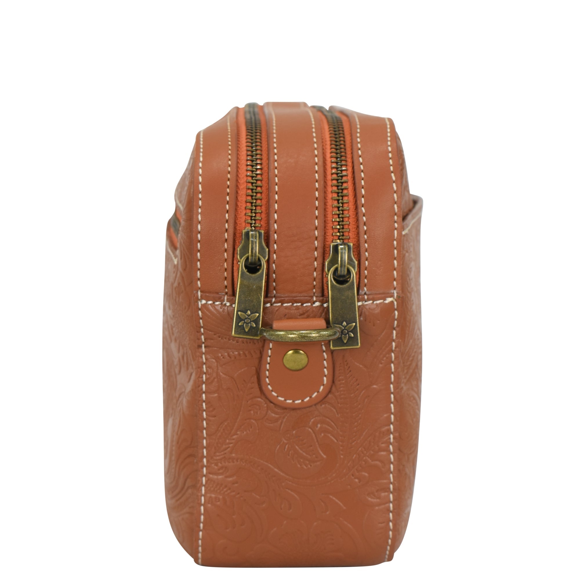 Twin Zippered Crossbody - 8457