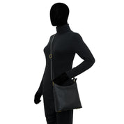 Heritage Leather Multicompartment Hobo - 8532