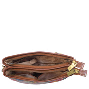 Heritage Leather Multicompartment Hobo - 8532