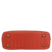 Heritage Leather Multicompartment Hobo - 8532