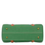 Heritage Leather Large Convertible Satchel - 8535