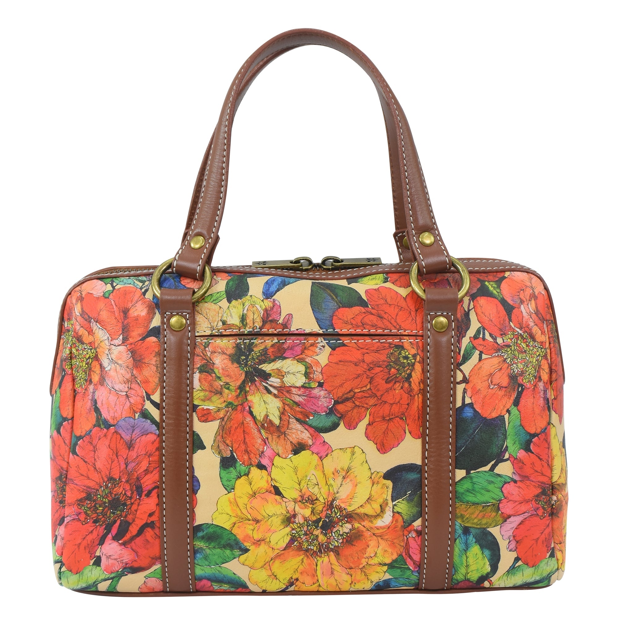 Heritage Leather Large Convertible Satchel - 8535