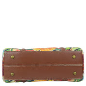 Heritage Leather Large Convertible Satchel - 8535