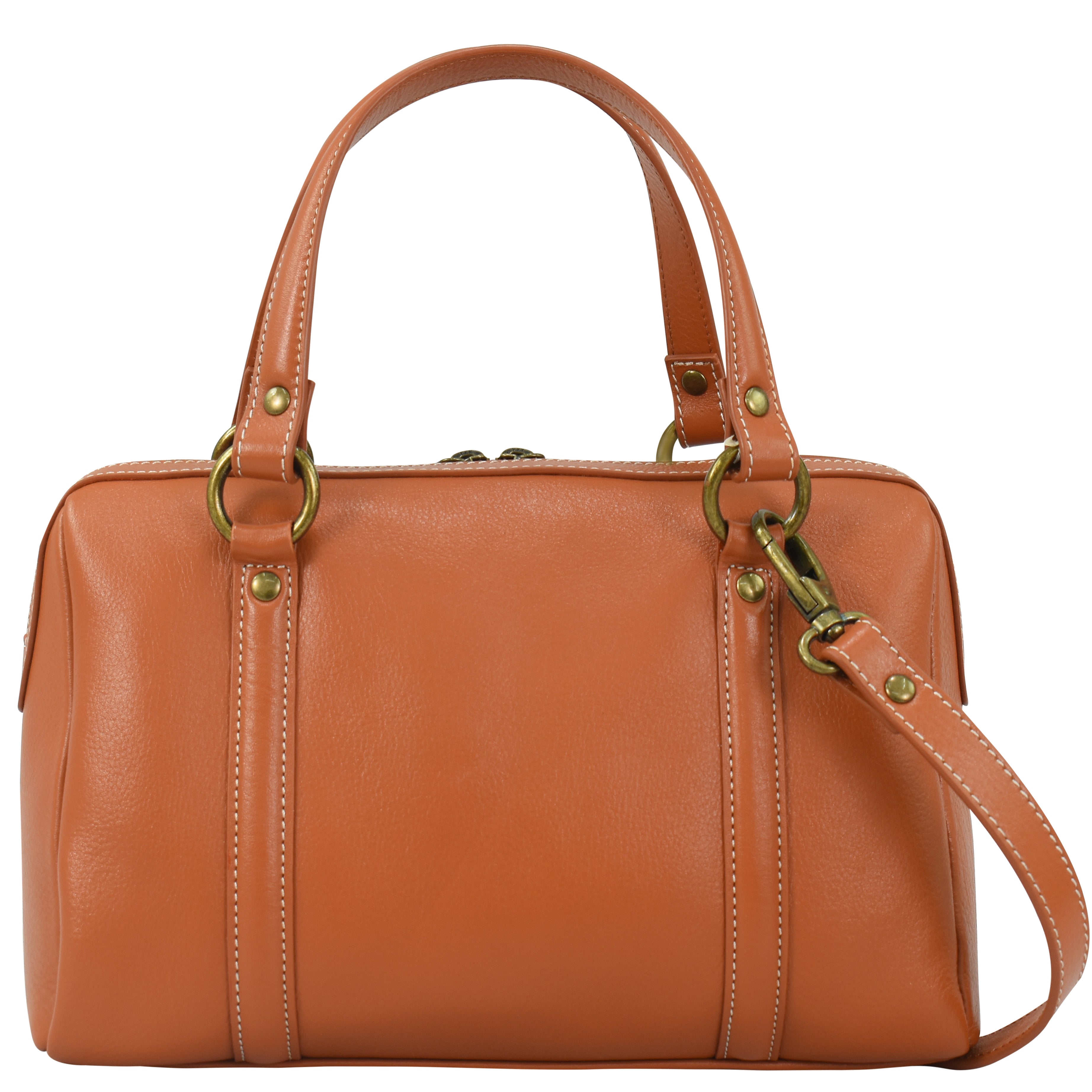 Heritage Leather Large Convertible Satchel - 8535