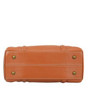 Heritage Leather Large Convertible Satchel - 8535