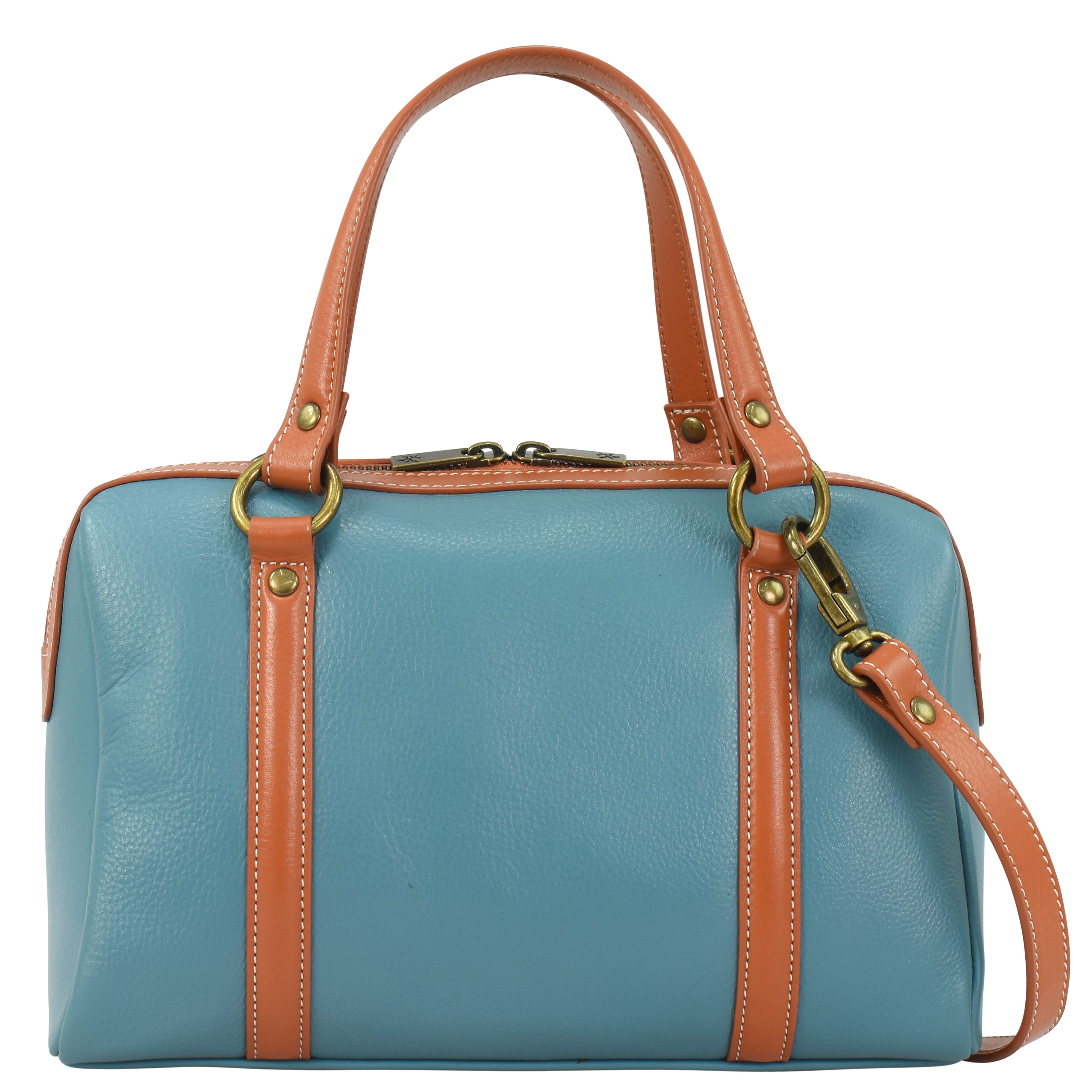 Heritage Leather Large Convertible Satchel - 8535