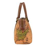 Heritage Leather Large Convertible Satchel - 8535