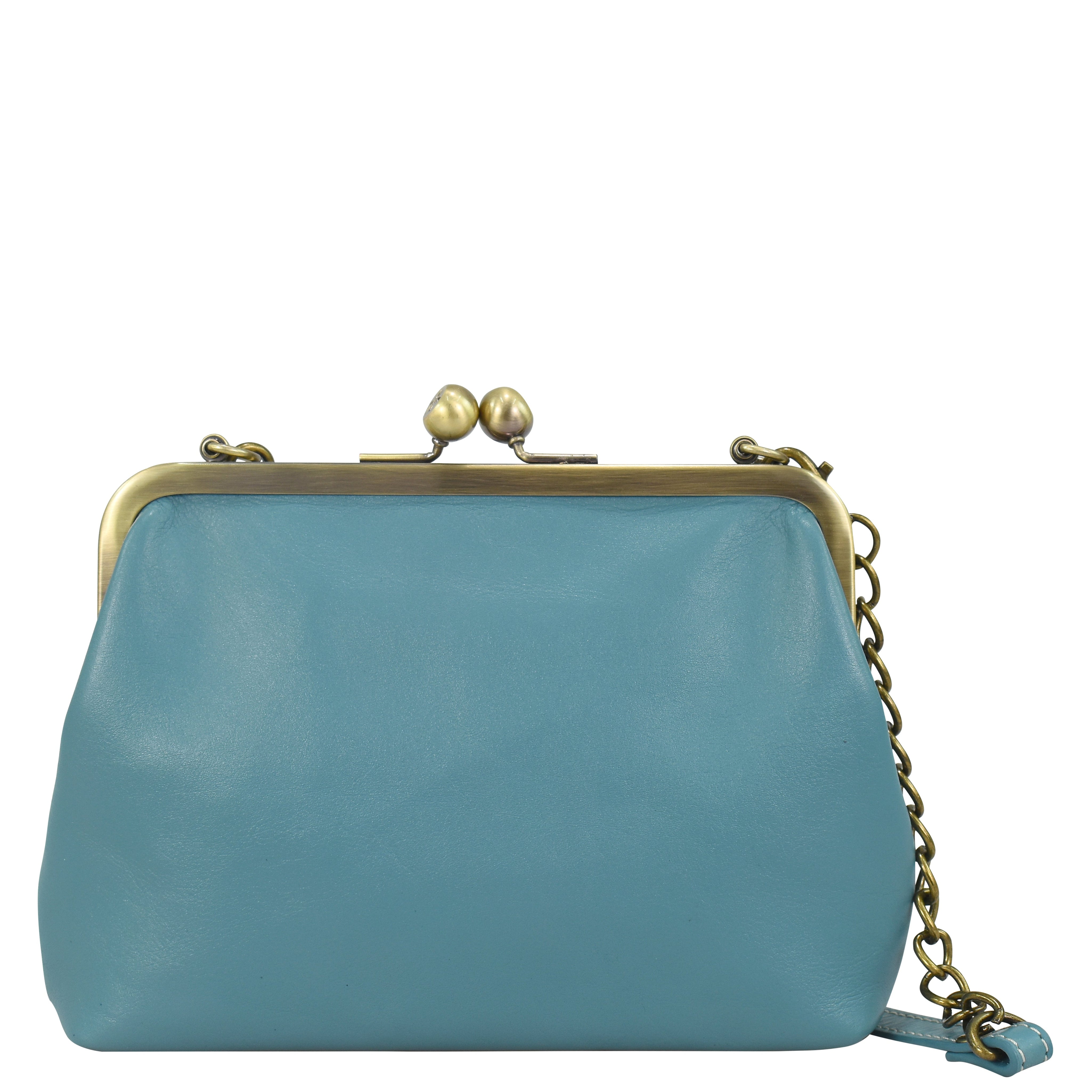 Heritage Leather Crossbody Frame Bag - 8594