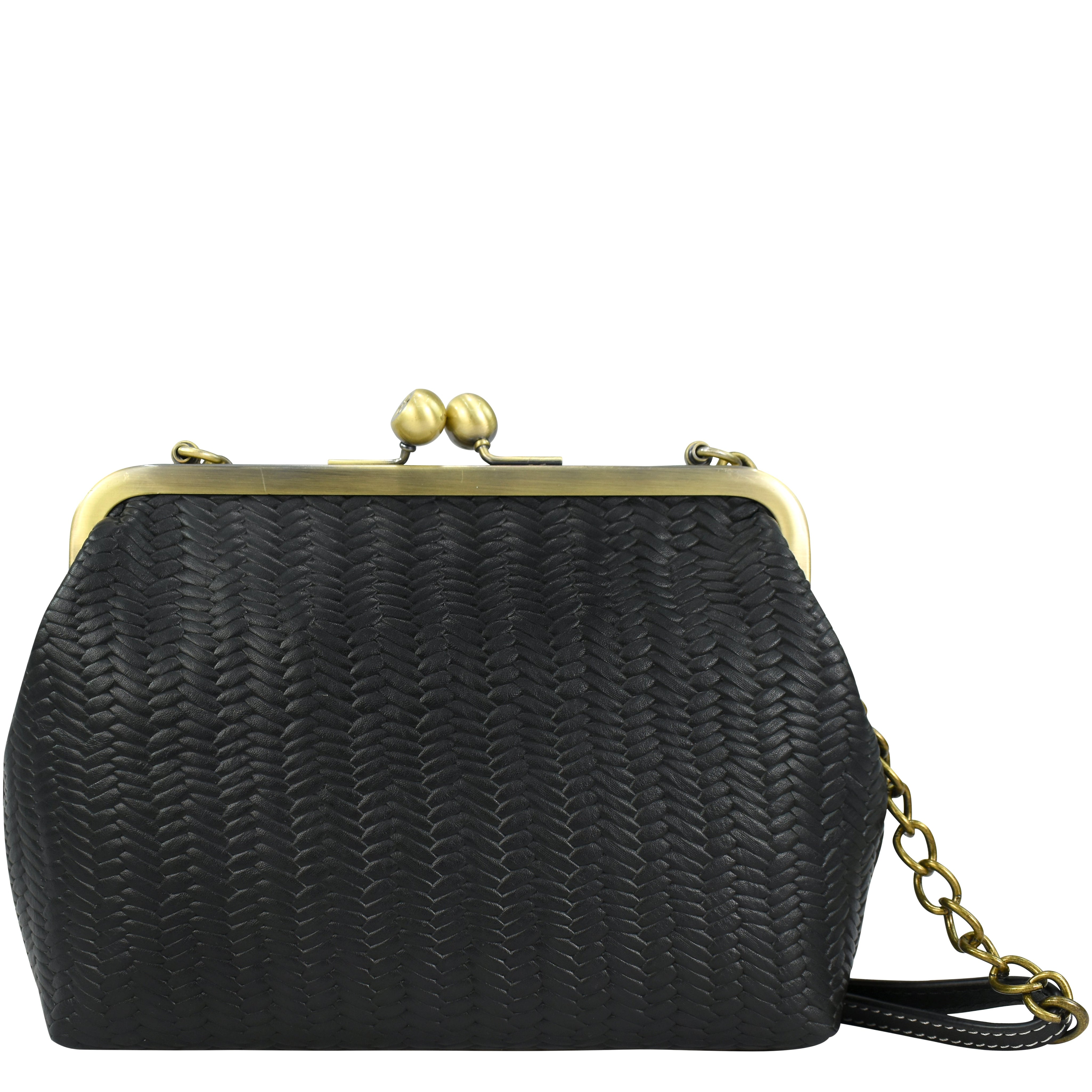 Heritage Leather Crossbody Frame Bag - 8594