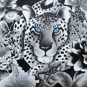 Painted Leather Bag Charm K0023 - Keycharms