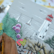 RFID Blocking Triple Compartment Travel Organizer - 596 - Anuschka