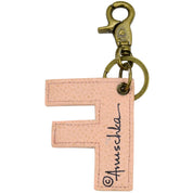 Painted Leather Bag Charm - K000F