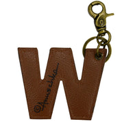 Painted Leather Bag Charm - K000W