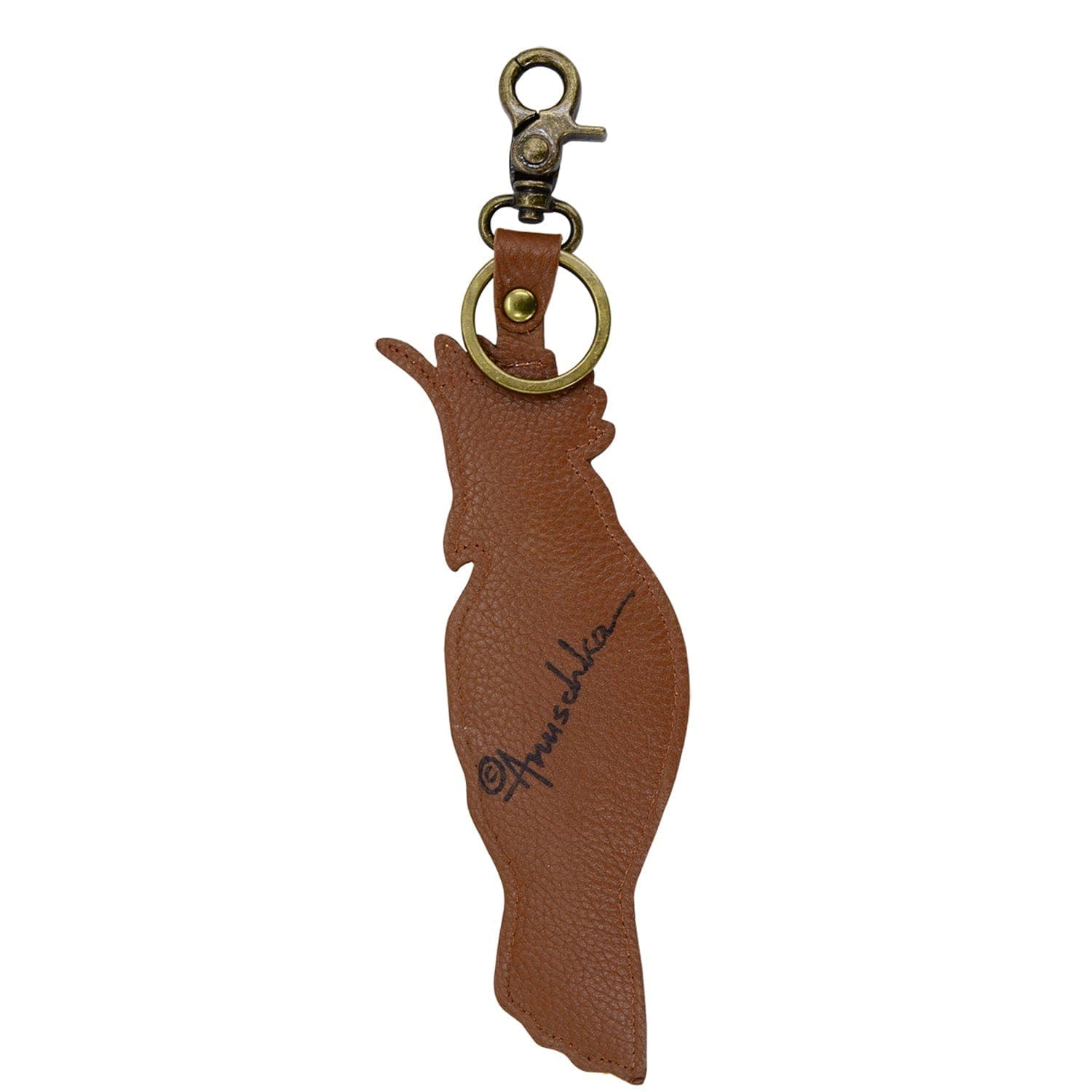 Painted Leather Bag Charm K0017 - Keycharm
