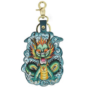 Painted Leather Bag Charm K0042 - Keycharms