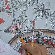 Small Multi compartment Satchel - 8325