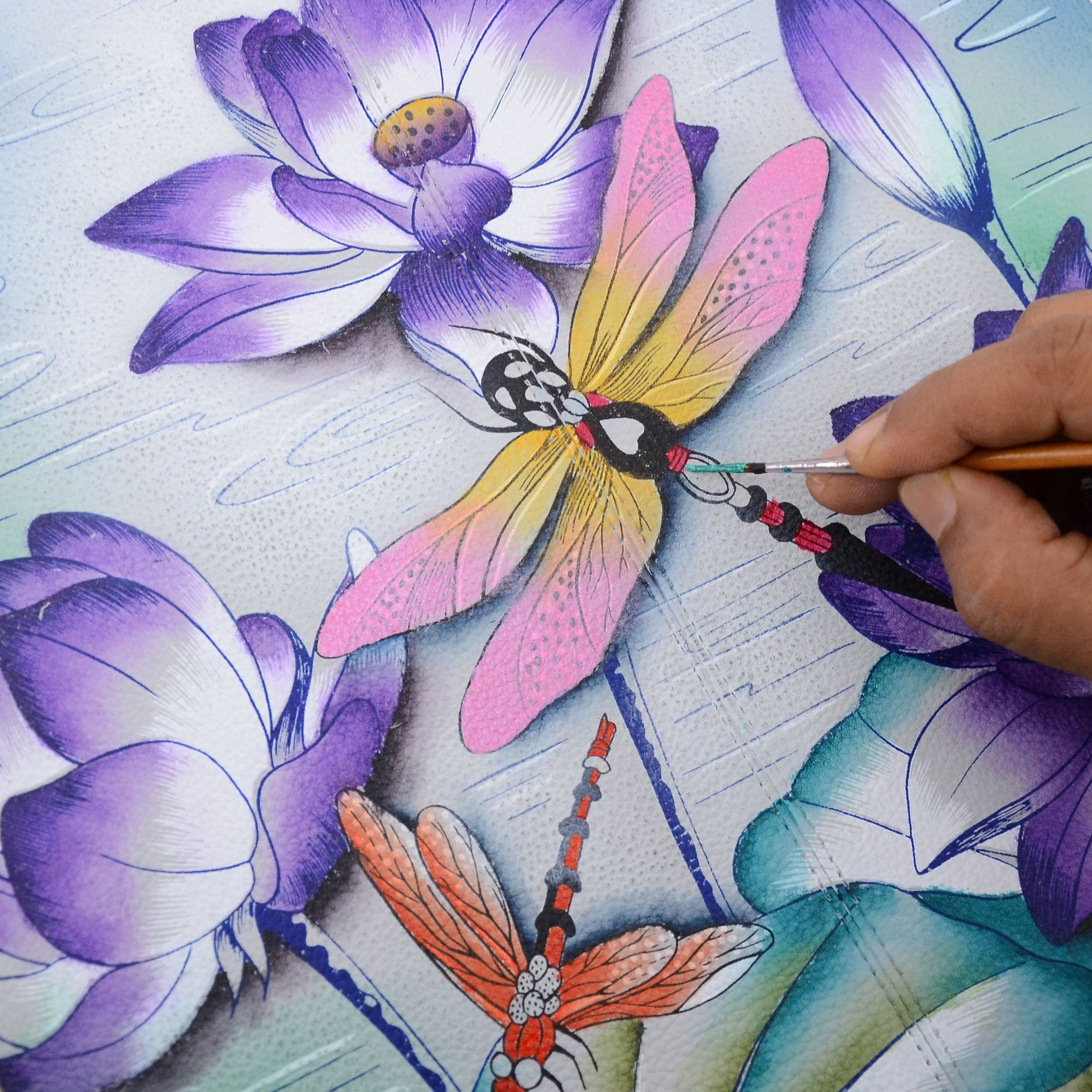 Organizer Crossbody With Extended Side Zipper - 493 - Anuschka